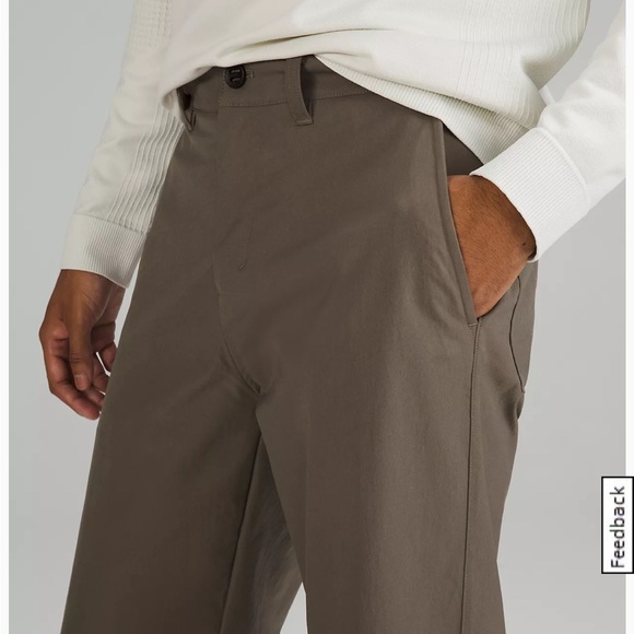 lululemon Relaxed-Tapered Twill Trouser Cropped Sz. 30 - Picture 5 of 11